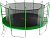 Батут с внутренней сеткой и лестницей EVO JUMP Internal 16ft (Green) + нижняя сеть